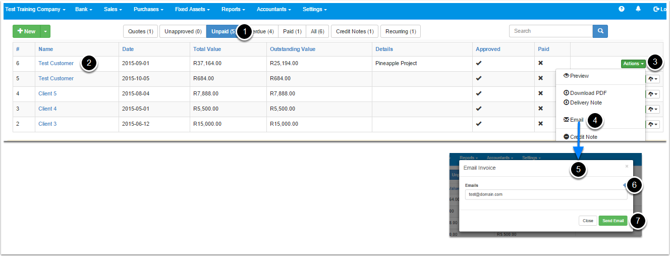 Emailing An Invoice From The System Emailing An Invoice From The System