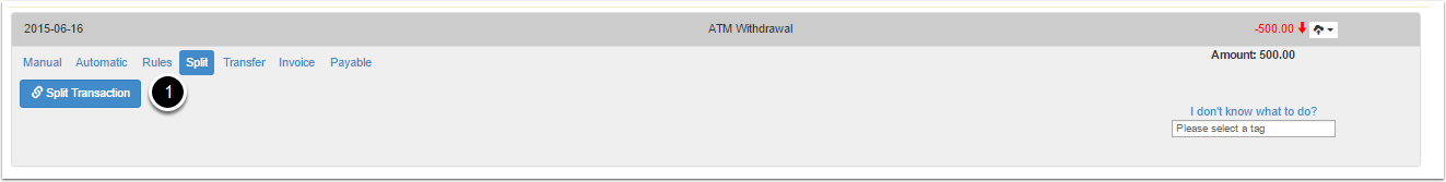 Split Transaction Allocations Split Transaction Allocations