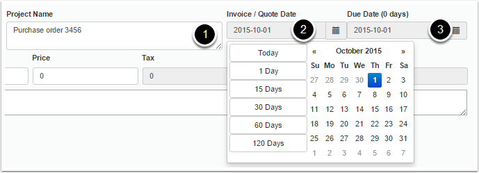Step 3 Project Name And Dates Step 3 Project Name And Dates