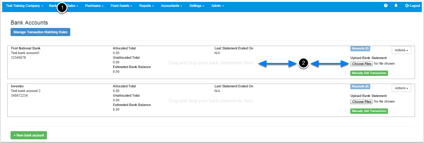 Upload Your Statements Upload Your Statements